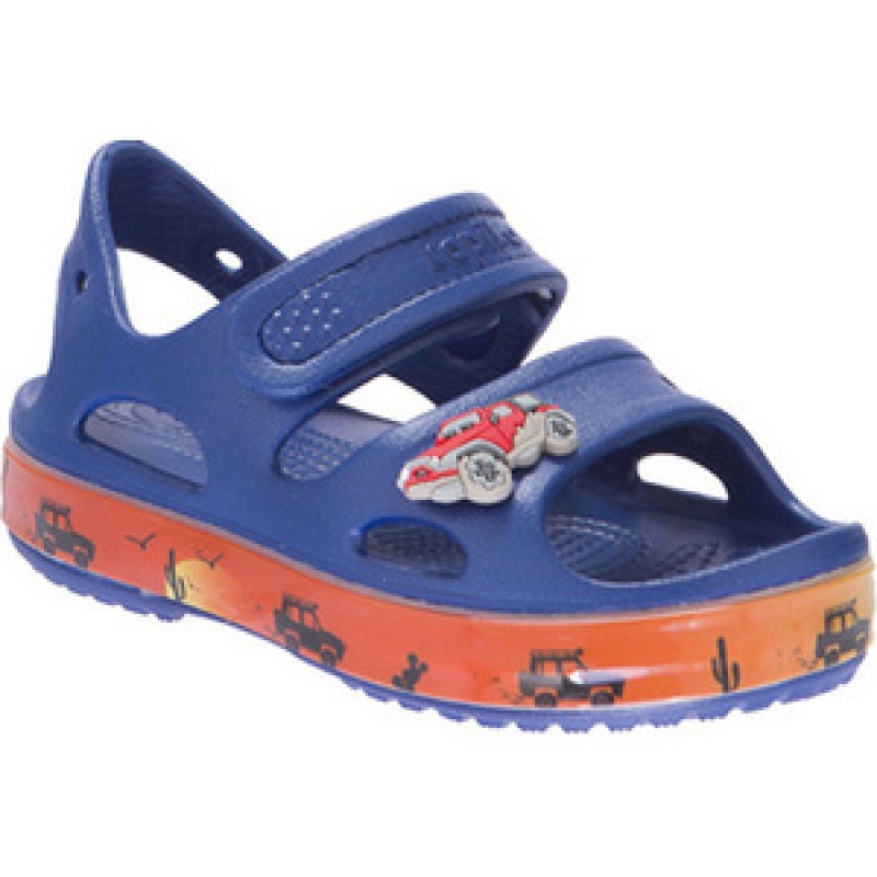 Пляжная обувь для мальчика босоножки с огоньками 82133с Капика 