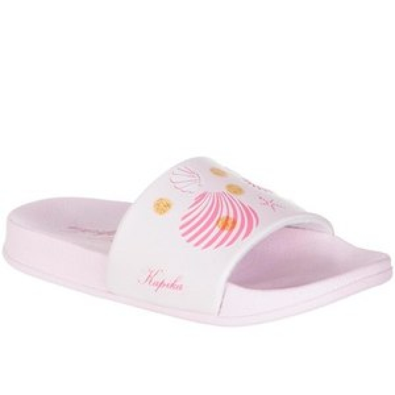 Пляжная обувь для девочки шлепанцы розовый ЭВА 82171-2 Капика/Kapika 
