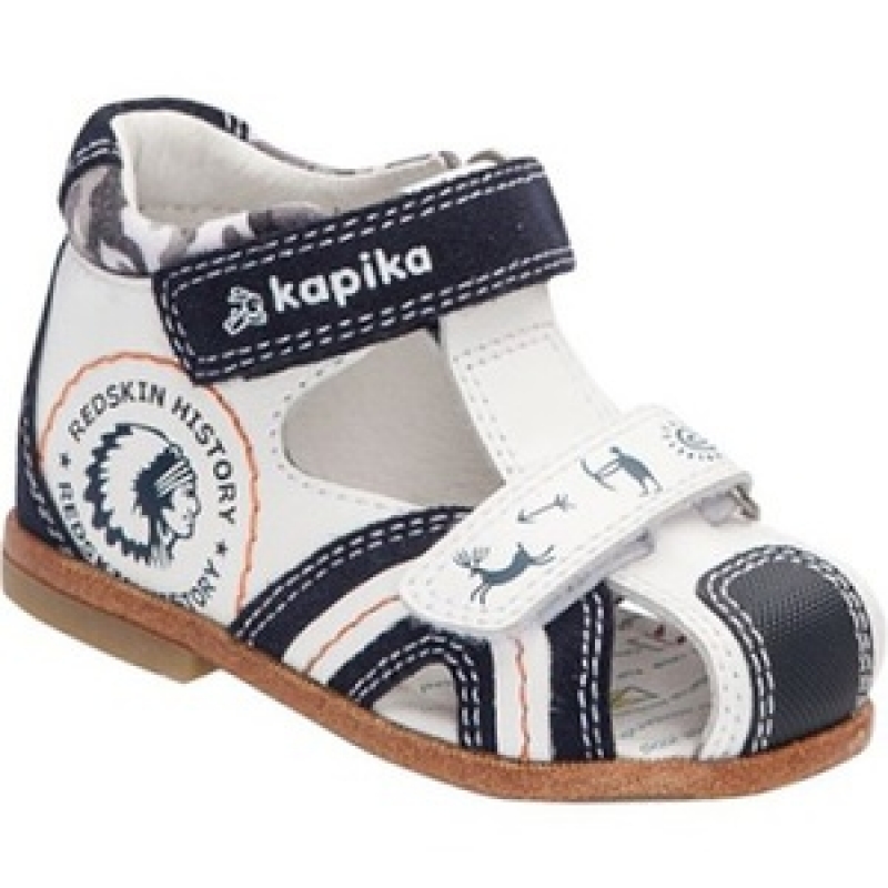 Первые сандали. Капика обувь сандалии. Kapika детская обувь 42361-1. Босоножки Капика для мальчиков. 1371д-1 Капика.