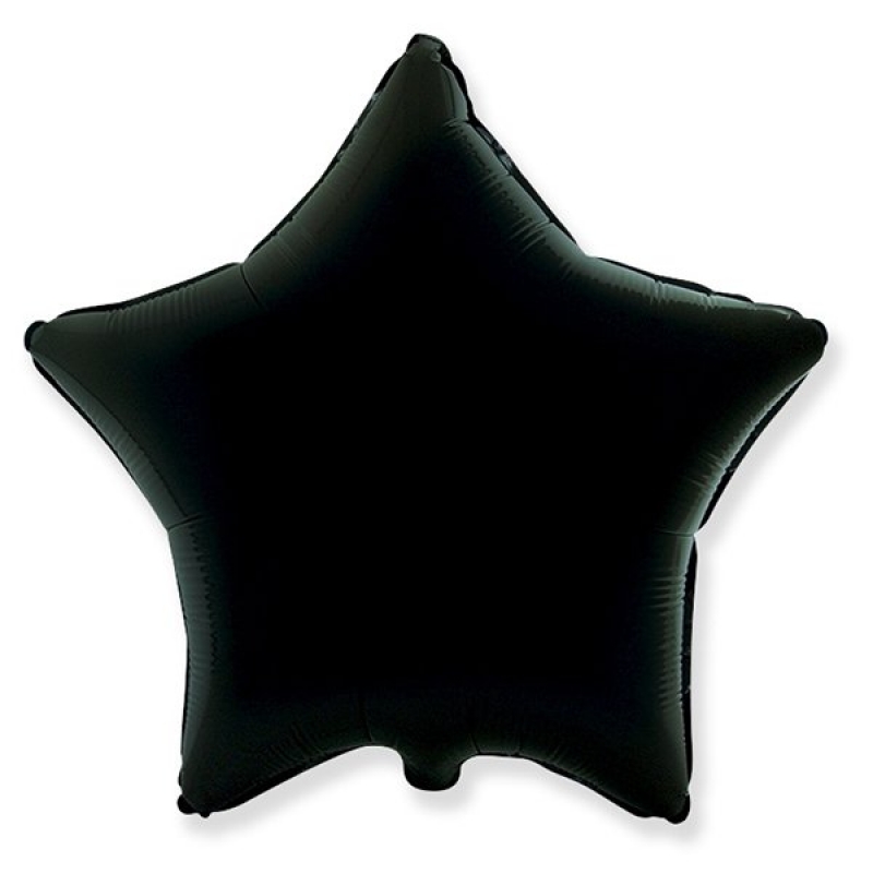 Шары ф фигура звезда черный 18/45см .