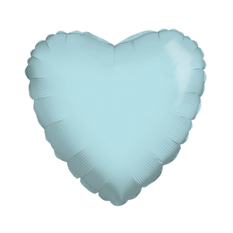 Шары ф фигура сердце 18"/45см Baby Blue 987139 Патибум