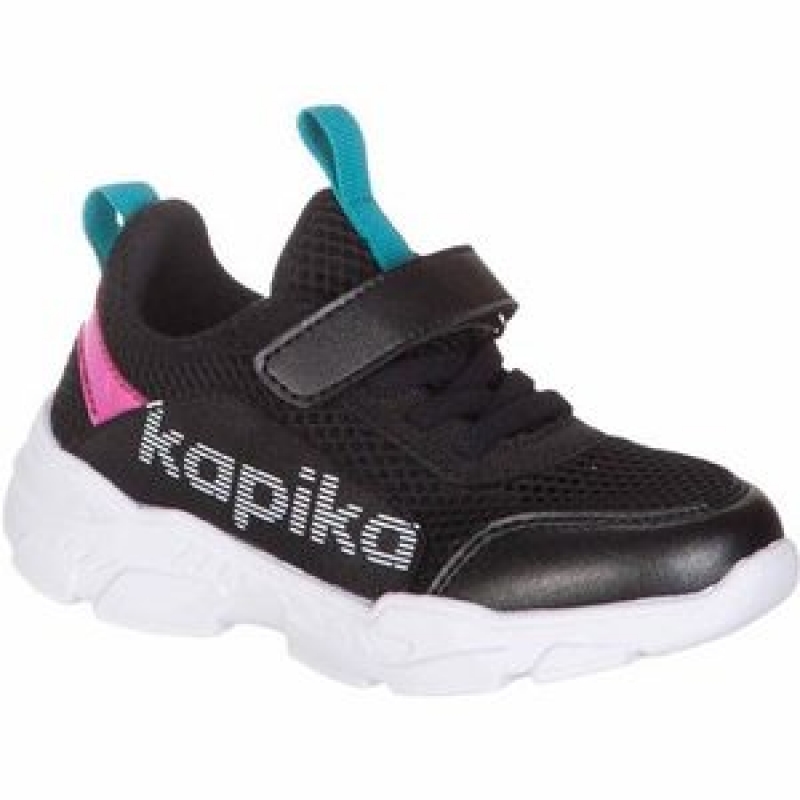 Кроссовки для девочки черный сеточка 73450-2 Капика/Kapika 