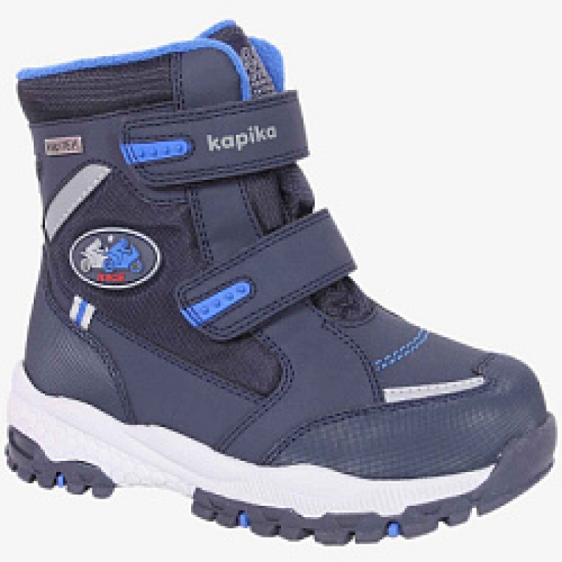 Ботинки для мальчика синий мембрана 42434-1 Капика/Kapika 