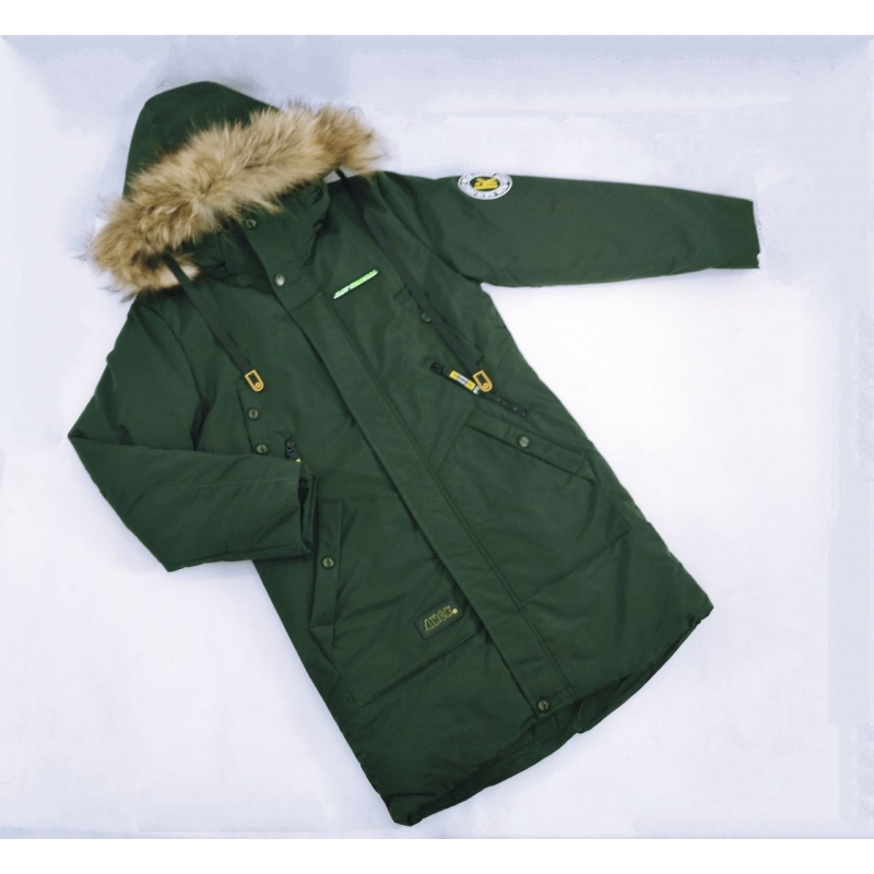 Куртка для мальчика зеленый LB-20# . 