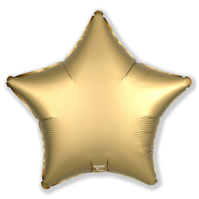 Шар фольгированный с гелием звезда мистик 18"/45см золото 9757284 AGURA