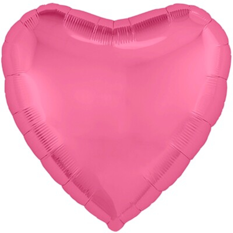 Шар фольгированный с гелием сердце пион розовый 1204-0972 AGURA