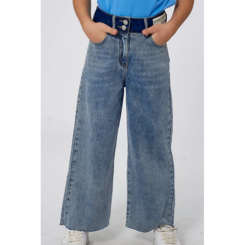 Джинсовые брюки для девочки SS22 21406 Deloras