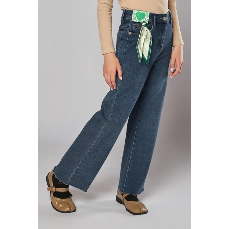 Джинсовые брюки для девочки 21569 Deloras 