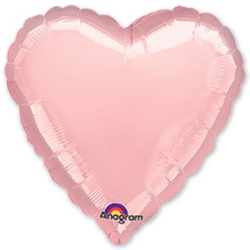 Шар фольгированный с гелием сердце 18"/45СМ розовый 1204-0223 Anagram США