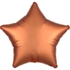 Шар фольгированный с гелием, звезда сатин 19" 50см золото 1204-0727 Anagram США