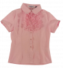 Рубашечка с коротким рукавом для девочки розовый 928S-1. 7 одёжек 