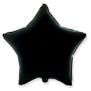 Шары ф фигура звезда черный 18/45см .